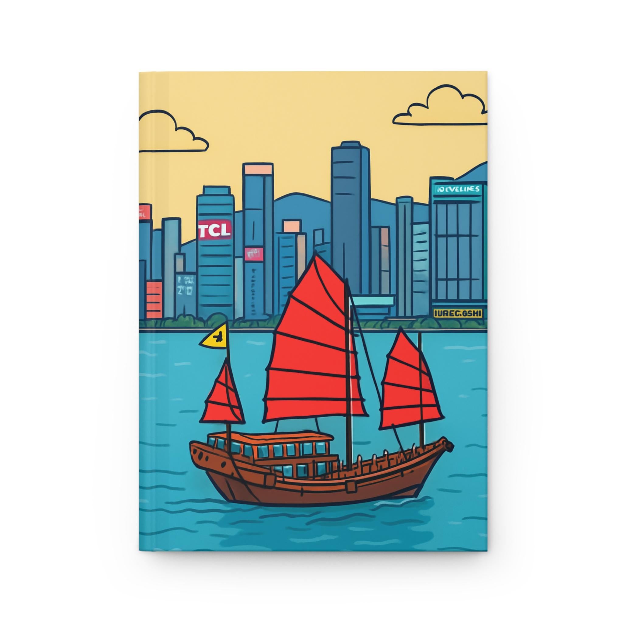 Hong Kong Harbour Hardcover Journal