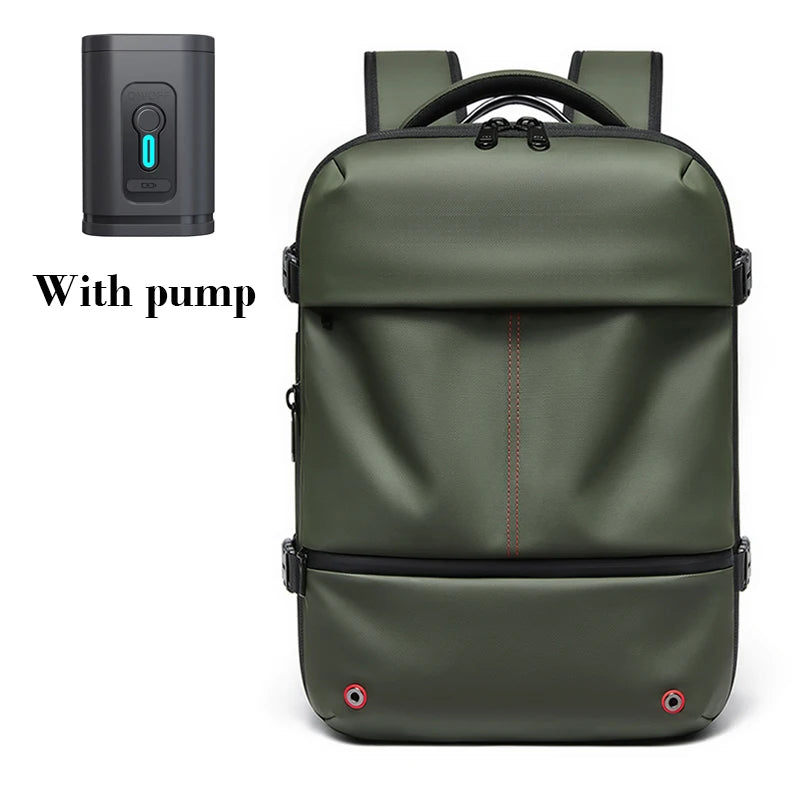 Travel Backpack with Vacuum Pump