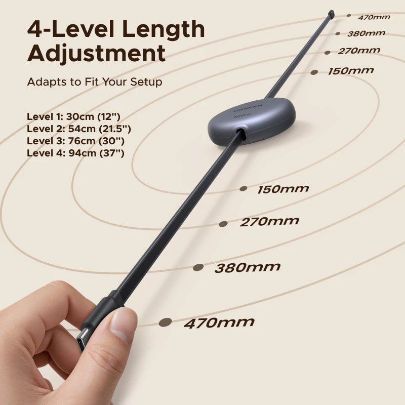 Retractable USB C Charging Cable