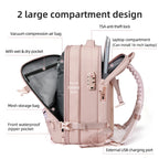 Travel Backpack with Vacuum Pump