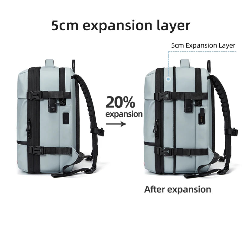 Travel Backpack with Vacuum Pump