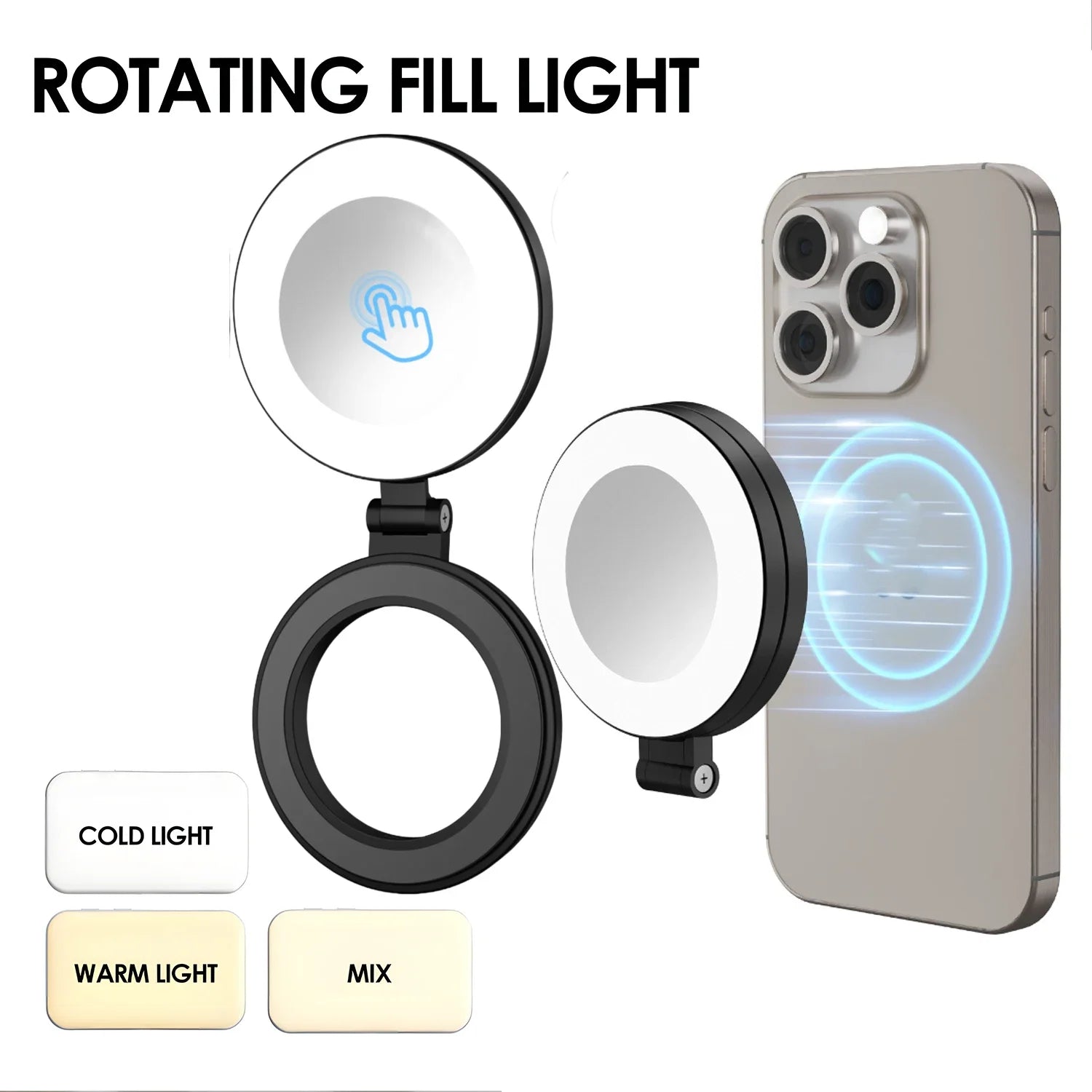 Magnetic Mobile Ring Selfie Light