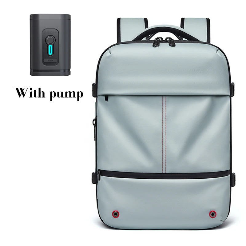 Travel Backpack with Vacuum Pump