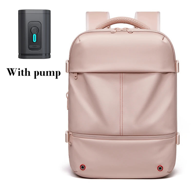 Travel Backpack with Vacuum Pump